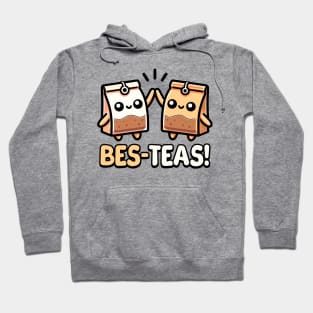 Bes-teas! Cute Teabag Pun Cartoon Hoodie